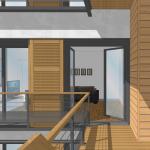 Détail d'un appartement sur cour