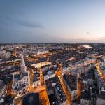Vue aérienne de Nantes