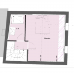 Plan d'appartement 4ème étage