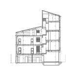 Plan façade 16, rue de la Fusterie
